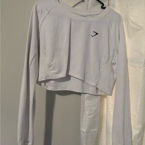 2x Gymshark Cropped Long Sleeve shirts